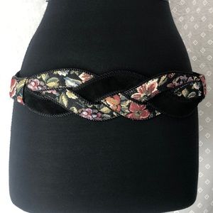 Leather Shop Accessories Vintage Floral VelcroBelt
